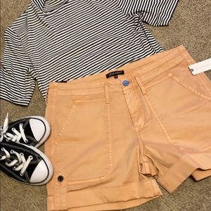 🆕Anthropologie Sadie High Rise Cargo Shorts